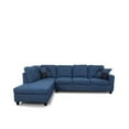thumbnail image 4 of Star Home Living Corp Tracy Fabric Left Facing Sectional in Deep Ocean Blue, 4 of 4
