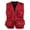 Red, variant on AOOCHASLIY 2023 Men Fall Coat Mens Gilet Waistcoat Multi Pocket Fishing Hunting Hiking Vest Waistcoat Jacket