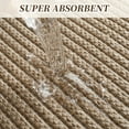 thumbnail image 5 of SIXHOME 2' x 6' Bathroom Rug Super Absorbent Non-Slip Bath Mat Quick Dry Thin Soft Woven Boho Bathroom Floor Mat Durable Textured Handcrafted Look Beige, 5 of 7
