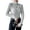 Gray, variant on Women'S Mock Turtle-Neck Long Sleeve Shirts Fall Ribbed Tops Fleece Basic Layering Soft Thermal Undershirts Tee Gray XXL