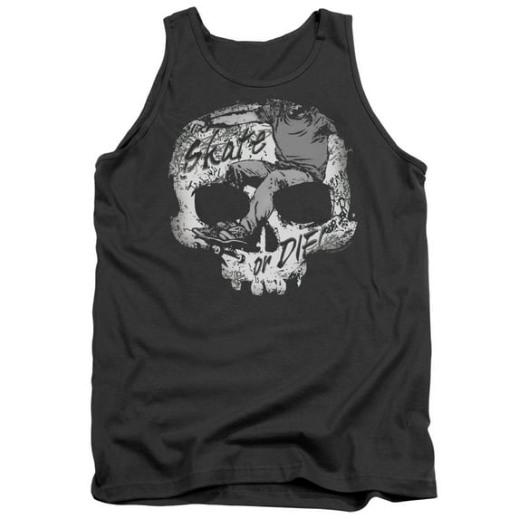 - Skate Or Die Skull - Tank Top - Large