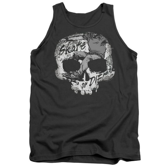 - Skate Or Die Skull - Tank Top - X-Large