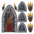 thumbnail image 2 of Beistle Club Pack of 108 Medieval Stone Insta-Theme Halloween Castle Prop Decorations, 2 of 2