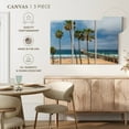 thumbnail image 4 of Elephant Stock Summer In Manhattan Beach Wall Art - Horizontal Multi Panel Canvas - Living Room Wall Decor - Beach Multi Panel - Brown And Beige Decor - 38" x 24", 4 of 4