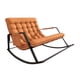 thumbnail image 4 of Sillón mecedor doble, sillón con respaldo alto, almohadilla de asiento extraíble, silla de juego de piso para decoración del hogar, apartamento Naranja, 4 of 10