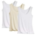 thumbnail image 7 of Womens Tank Tops Sleeveless Round Neck Spaghetti Strap Regular Fit Built-in Bra Formal Tops Women Tank Tops and Blouse Plus Size Stretchy Casual Going Out Holiday Camisole,Pink,L, 7 of 7