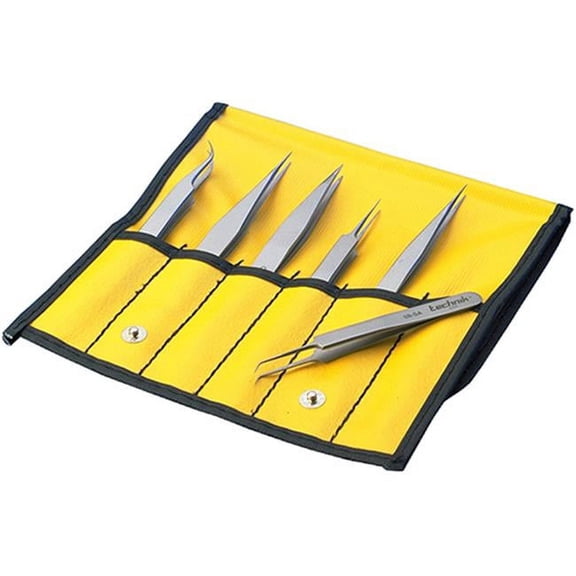 Aven 18475USA Technik Tweezers Set - 6 Piece