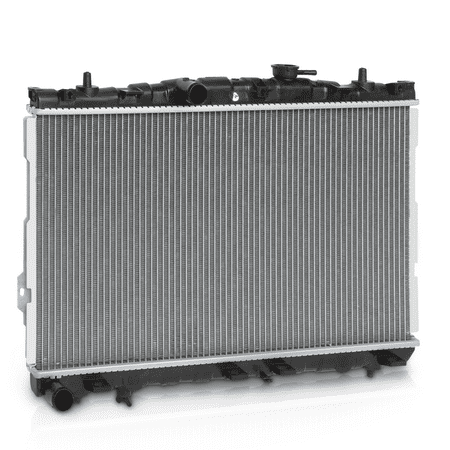 M-AUTO 2388 Aluminum Radiator OE Replacement fit 2001-2006 Hyundai Elantra 2.0L  2003-2008 Hyundai Tiburon 2.0L/2.7L. Manual Transmission Models