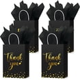 thumbnail image 2 of ANHXN  Thank You Gift Bags with Tissue Paper Polka Dots Thank You Bags with Handle Party Favor for Wedding Birthday Baby Shower Business Shopping, 2 of 7