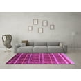 thumbnail image 3 of Ahgly Company Indoor Round Oriental Pink Industrial Area Rugs, 7' Round, 3 of 4