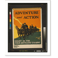 thumbnail image 2 of Historic Framed Print, Adventure and action Enlist in the field artillery, U.S. Army.Harry S. Mueller, Major Infantry., 17-7/8" x 21-7/8", 2 of 9