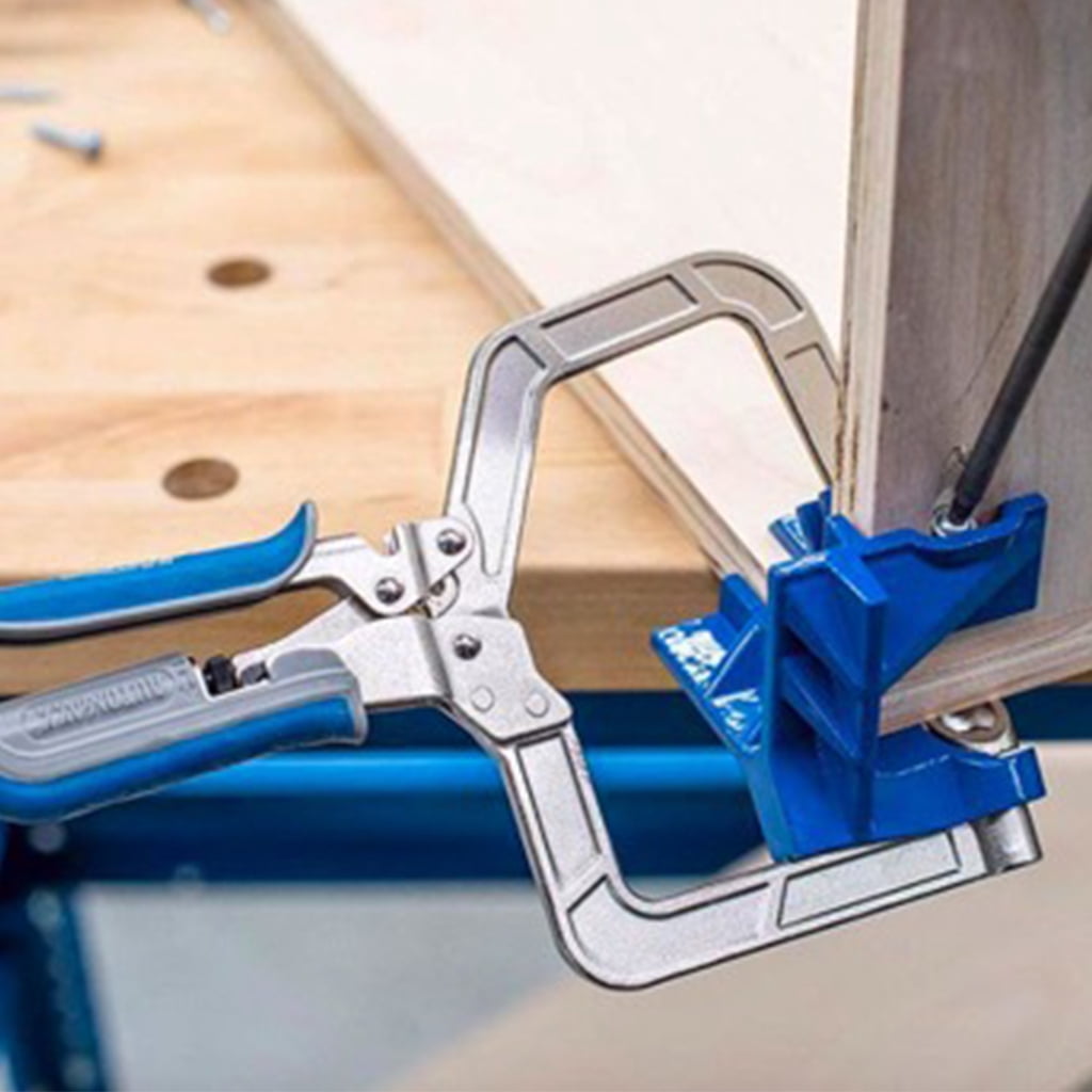 lanema Anti-skid Right Angle Woodworking Quick Clamp Pliers for Woodworking Carpenter Gift to Friends Who Love Carpentry
