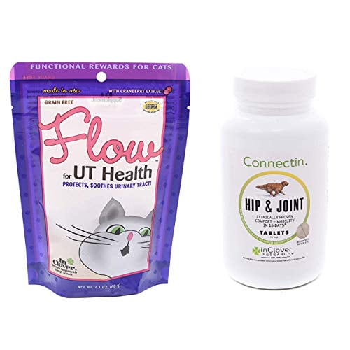 Scientifically Formulated with Natural Ingredients for a Healthy Urinary Tract. In Clover Flow Soft Chews for Daily Support for UT Health in Cats 