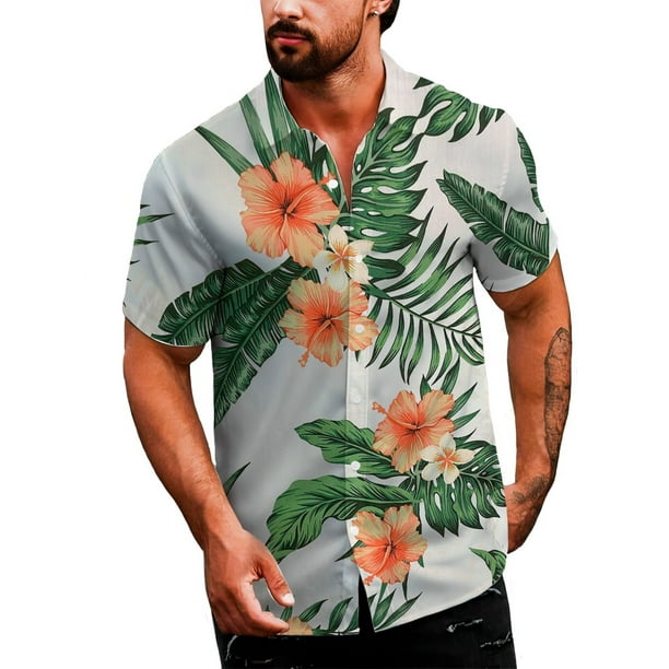 Camisa Casual Para Hombre Shendy Vendy Strech De Manga Corta