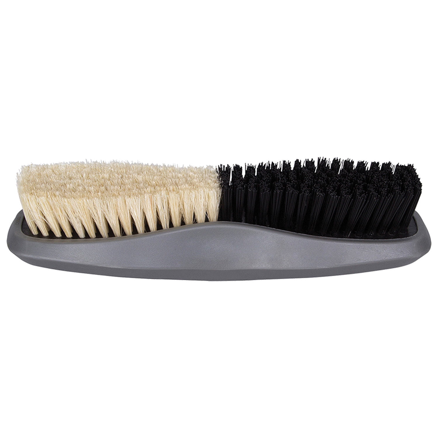 Horze Western Horse Soft Grip Dandy Brush Long Bristle Black