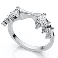 thumbnail image 4 of Pompeii 5/8ct Marquise Diamond Ring Enhancer 14K White Gold (G/H,SI), 4 of 4
