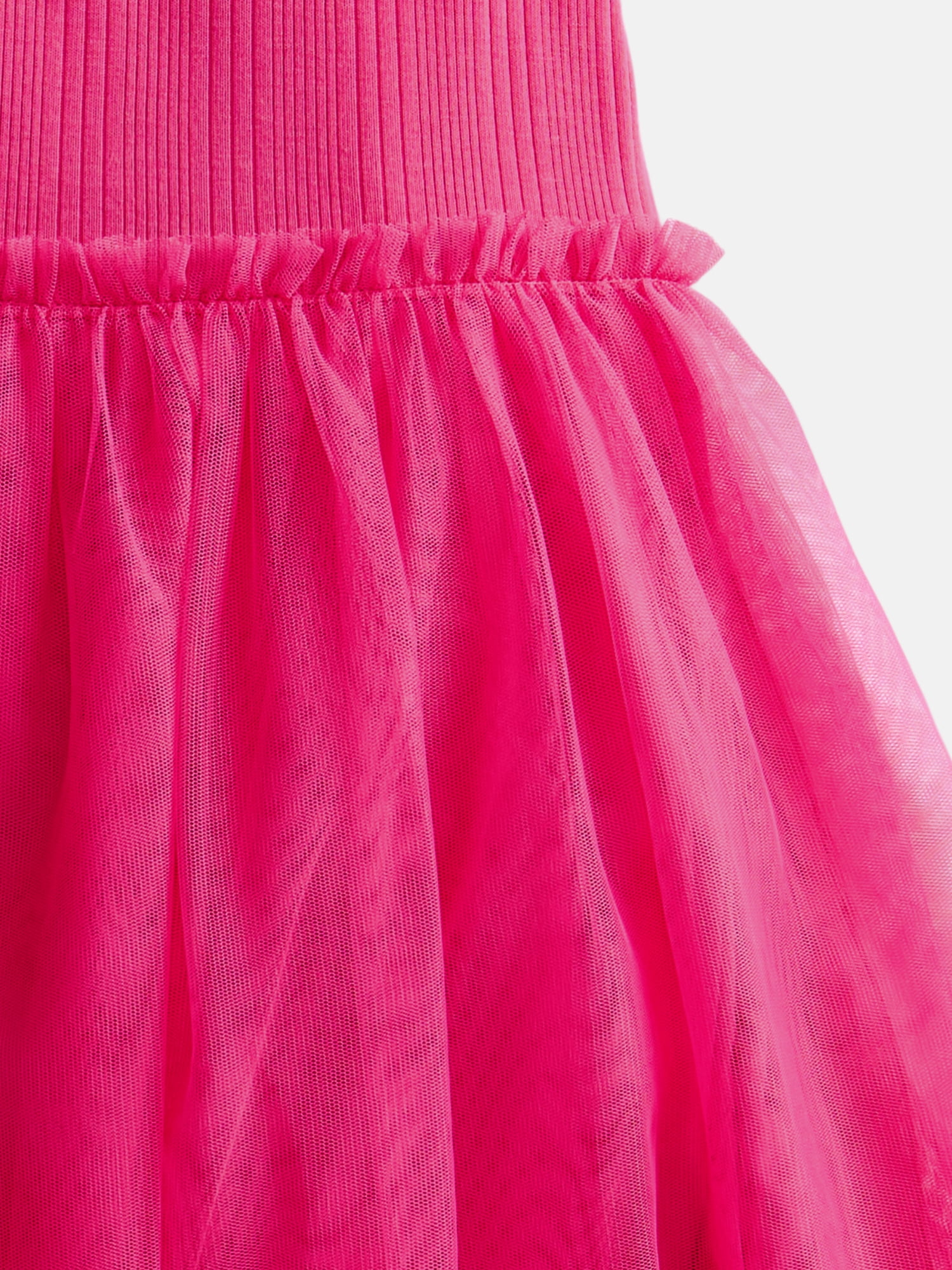 Wonder Nation Girls' Tutu Dress with Short Sleeves, Sizes 4-18 & Plus