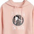 thumbnail image 3 of Corpse Bride - I'm Dead In Dog Years - Juniors Cropped Pullover Hoodie, 3 of 5