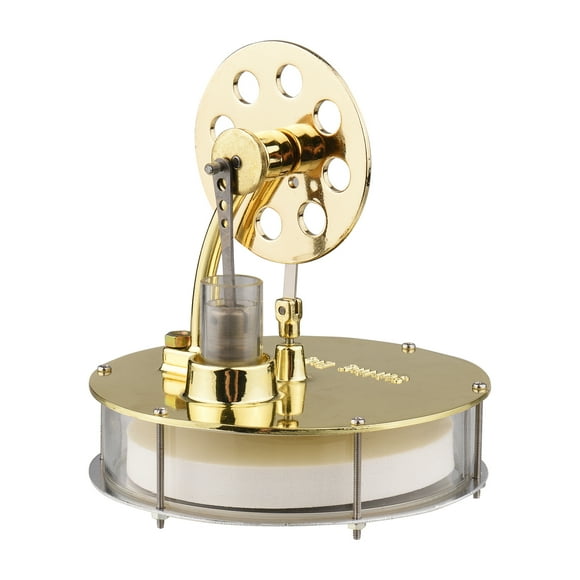 Fawoonu Educational Stirling Engine Model Kit - Low Temperature Steam Engine Experiment Toy for Science Enthusiasts and Gift-Giving
