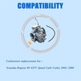 thumbnail image 5 of LABLT Carburetor Replacement for Yamaha Raptor 80 ATV Quad Carb Carby 2002-2008, 5 of 5