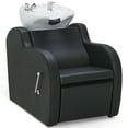 thumbnail image 5 of BarberPub Backwash Shampoo Unit, Adjustable Ceramic Bowl Sink and Chair Set for Salon, 5 of 9