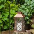thumbnail image 3 of Solarlaterne für außen，TakemeEuro Solarlampe für Außen Gartendeko Weiß Solar Gartenlaterne (latón) Ormromra LL-0762, 3 of 6
