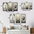 thumbnail image 4 of Designart "Surreal Ascendance Grace in Black and White I" Fashion Woman Framed Wall Art Set Of 3 - White Glam Frame Gallery Set For Office Decor, 4 of 6