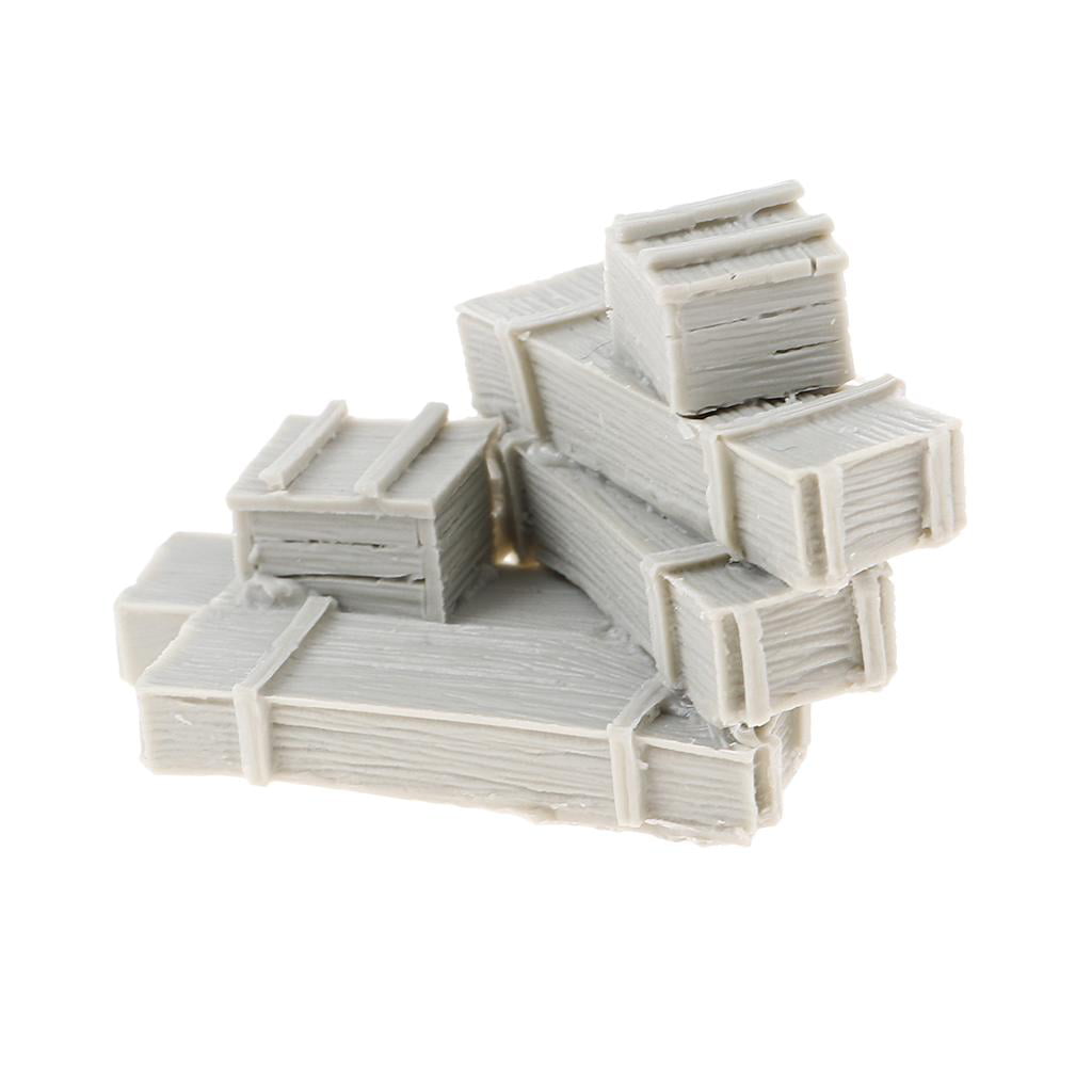 1/35 Resin Ammunition Crates/Containers 8 for WWII Scenery Layout Unpainted 