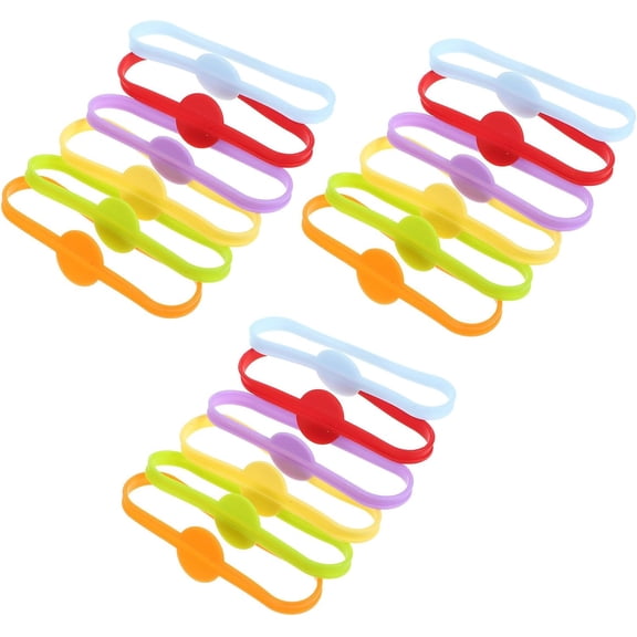 30pcs Silicone Drink Identifiers for Party Cups and Water Bottles