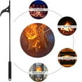 thumbnail image 7 of Campfire Tongs Fireplace Tools Fire Pits Fireplaces And Wood Stoves 1Pc 350G 40In 51*12*2Cm Black Iron Beautiful, 7 of 7
