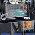 thumbnail image 2 of Funda de asiento trasero QINGTI para camión y perro, extensor de asiento trasero para cabina de tripulación, 2 of 7
