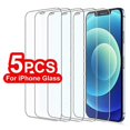 thumbnail image 1 of 5PCS Protective Glass For iPhone 15 12 13 14 7 8 6 Plus For Samsung Redmi 13C 12C 12 Screen Protector For iPhone X XS XR 11 Pro Max Tempered Glass, 1 of 4
