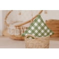 thumbnail image 6 of 18" x 18" Simply Daisy Gingham Plaid Polyester Indoor/Outdoor Pillow, Scallion Qty 1, 6 of 6