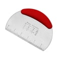thumbnail image 1 of Semicircular Stainless Steel Bench Scraper, Dough Bowl Spatula Food-safe Dough Cutter Flexible Scraper Bench, 1 of 10