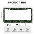 thumbnail image 3 of License Plate Cover Rosemary Herb Funny License Plates 2 Pack Sage Green Floral Vintage Stainless Aluminum License Plate Frame Gift for Dad, 3 of 6