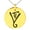 Gold, variant on Stainless Steel Reiki Dumo Tibetan Master Engraved Small Medallion Circle Charm Pendant Necklace