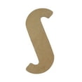 thumbnail image 1 of Wooden Letter Unfinished, Lemon Drop Font, Craft Cutout, 1 of 3