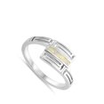thumbnail image 4 of CHOOSE YOUR COLOR White Simulated Opal Oxidized Filigree Ring .925 Sterling Silver Band CZ Female Size 5, 4 of 4