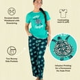 thumbnail image 5 of Lazy One Women's Pajama Set, Short Sleeves with Cute Prints, Relaxed Fit, Turtlely Awesome, 5 of 7