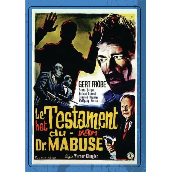The Testament of Dr. Mabuse (aka The Terror of Dr. Mabuse) (DVD), Sinister Cinema, Mystery & Suspense