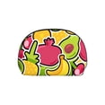 thumbnail image 7 of YFYANG 2 Piece Women's Portable Makeup Bags, Colorful Cartoon Fruit Doodle Clutch Travel Toilet Bags Cosmetic Organizer, 7 of 7