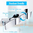 thumbnail image 1 of Soporte de ducha Soporte de ducha de mano de metal 2 piezas Ajustable sin taladrar Soporte de cabezal de ducha, 45 Soporte de ducha de mano giratorio para barra de ducha de mano (plata XianweiShao 8390612030987, 1 of 1