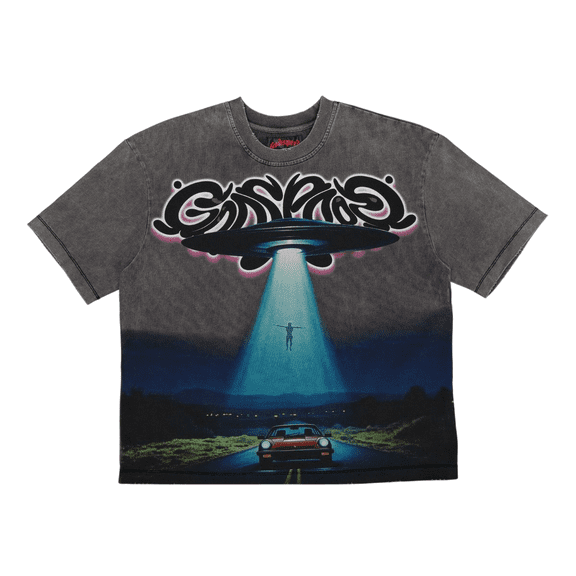 Godspeed O.B.E Abduction T-Shirt Grey Wash