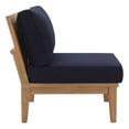 thumbnail image 2 of Modway Marina Armless Outdoor Patio Teak Sofa, Multiple Colors, 2 of 7