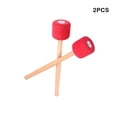 thumbnail image 3 of Greeniant 2 piezas Snare Drum Stick reemplazo Drummer Band portátil mango de baqueta mazo instrumento Musical equipo de percusión Accesorios para instrumentos musicales Rojo, 3 of 6