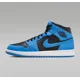 thumbnail image 2 of N I-K-E A i r-Jor-dan 1 Mid Men's University Blue Black White (DQ8426-401) New, 2 of 6