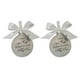 thumbnail image 1 of Yuarrent Decoración bola plástico pluma colgante conmemorativo adorno bola árbol de Navidad colgante, hijo hijo 2piezas Yuarrent CBP017499, 1 of 6