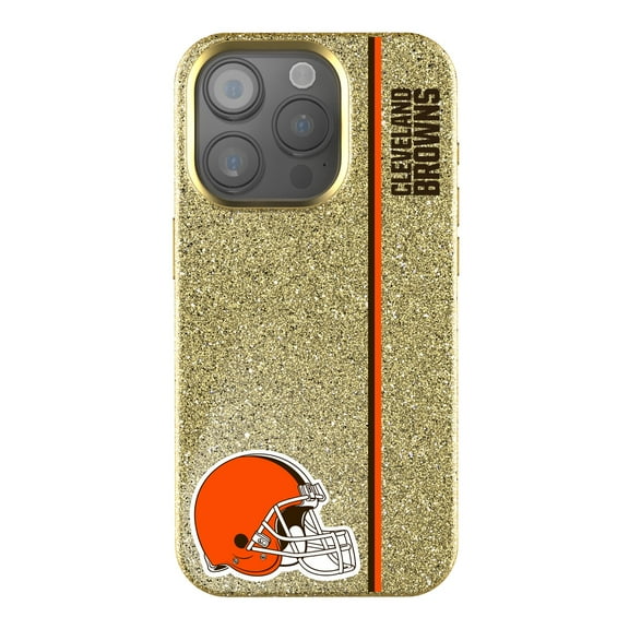 Keyscaper Gold Cleveland Browns iPhone Bling Case
