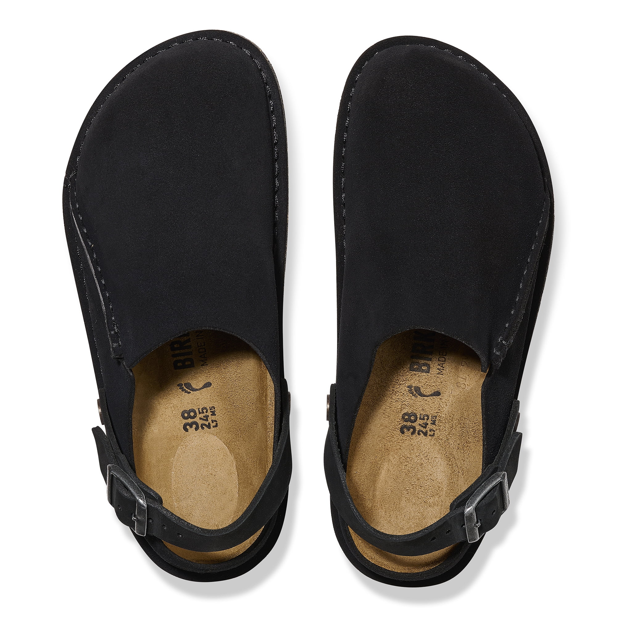 Birkenstock Lutry Premium Suede Black 1025323 Men's Size 12