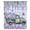 Light Purple, variant on Purple Flowers Sheer Curtains 63 Inches Long, Weeping Spring Floral Truck Butterfly Checkered Light Filering Curtains, Breathable Simi Curtain Privacy Drapes for Living Room Bedroom Window Treatment